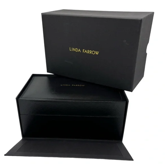 New Linda Farrow Eyeglass/Sunglass Gift Box Set with Case 